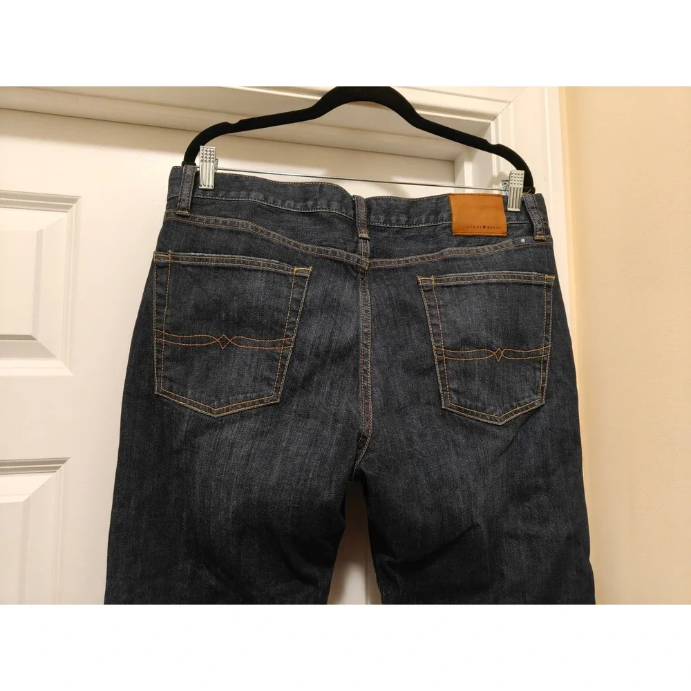 Lucky Brand Men’s Straight Jeans - Dark Blue